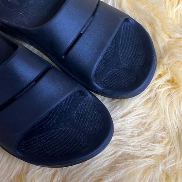 OOFOS NEW OOahh black sport flex slide sandals main image 7